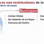 municipios zonas con confinamiento restricciones comunidad de madrid 26 de febrero 04