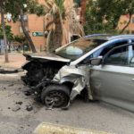 vallecas accidente avenida entrevias siete heridos 4 coches implicados 05